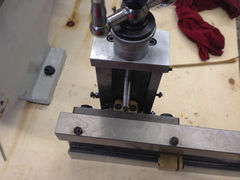20121026 Drehmaschine Detail Werkzeugschlitten