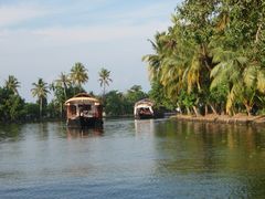 Kerala   Verkehr auf Backwater 3